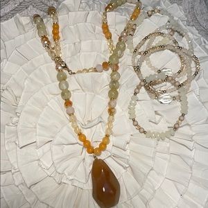 Necklace & 6 bracelets